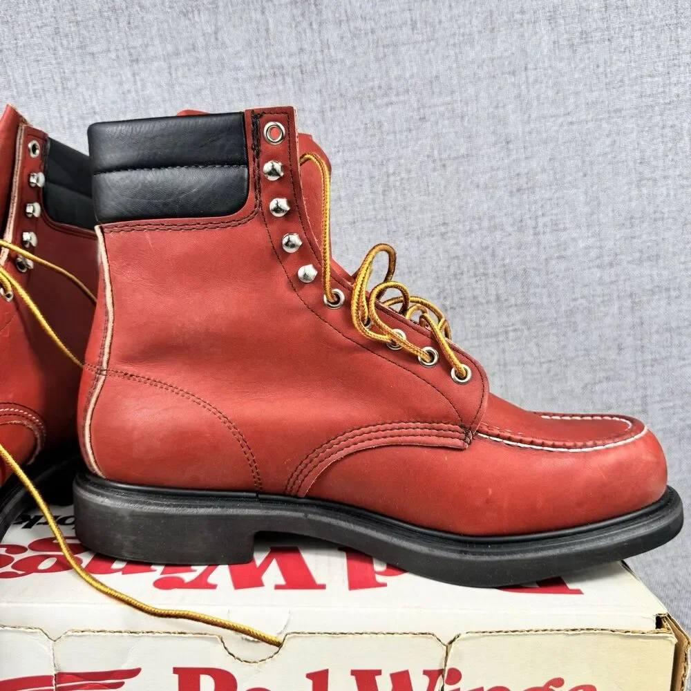 Red Wing Boots Men's 10.5 E 404 Supersole Leather Work Vintage